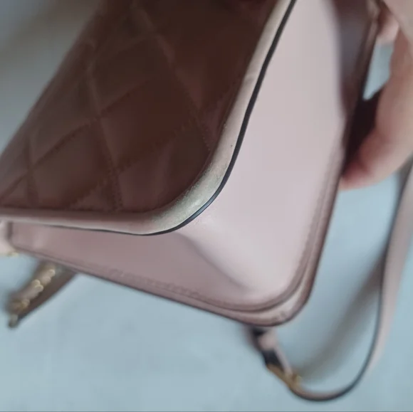 Tory Burch crossbody bag Savannah Combo Pink Quilted - Picture 6 of 11